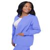 Sivvan Scrubs for Women - Front Snap Warm - Up Jacket - S8306 - Ceil Blue - XXS view 3