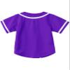 Hat and Beyond Kids Baseball Button Down Jersey (4T, 05up01_Purple/White) view 3