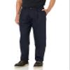 Dockers Men's Classic Fit Signature Khaki Lux Cotton Stretch Pants - Pleated (Regular and Big & Tall), Dockers Navy, 38W x 32L view 1