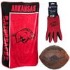 NCAA Arkansas Razorbacks 3-Piece Sports Fan Kit, Red, 50" X 60"/9" view 1