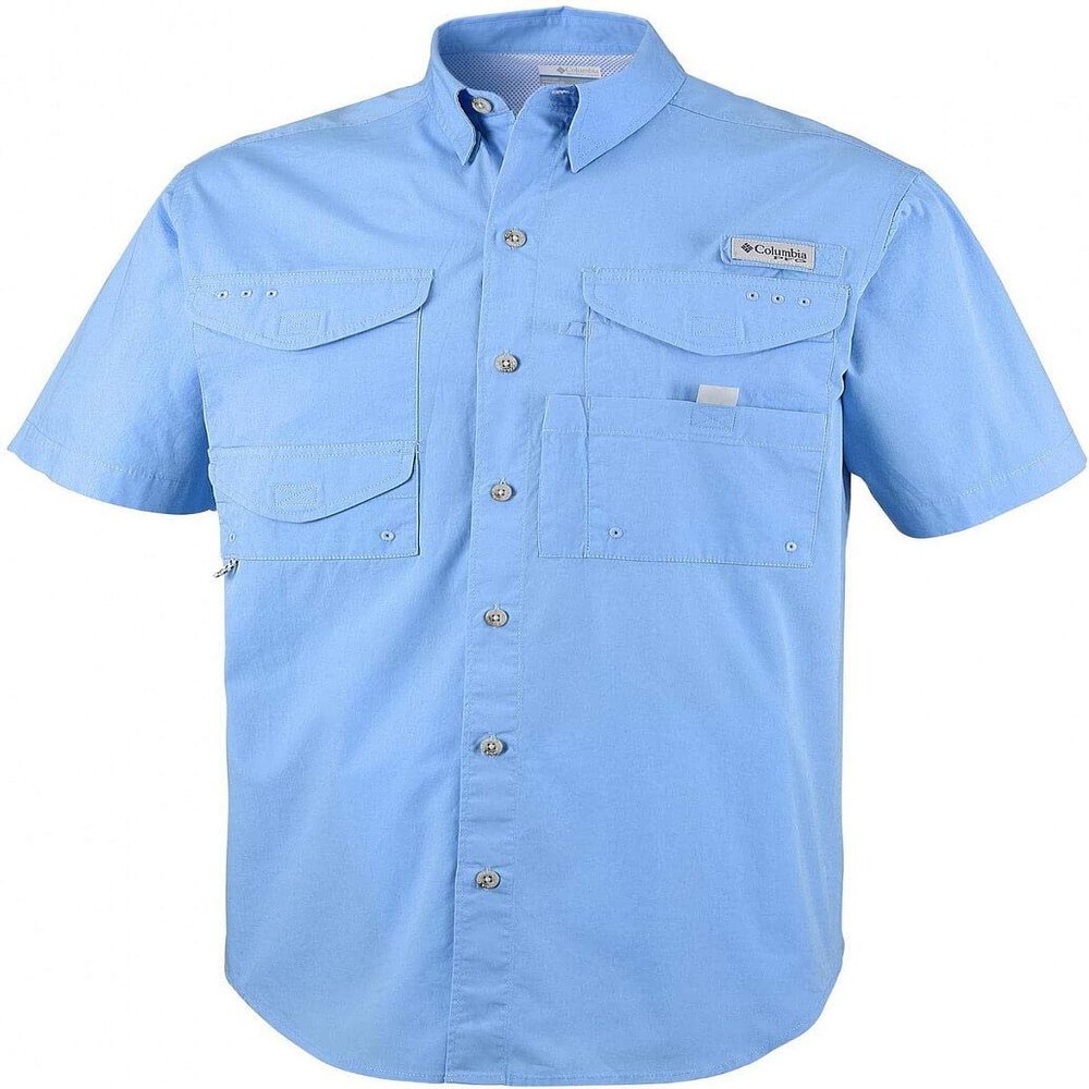 Columbia Men's Standard Bonehead Short Sleeve Shirt, White Cap, Medium