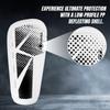 Vizari Slip in Soccer Shin Guards for Youth & Adults - Lightweight & Durable Soccer Shinguards for Men & Women view 3