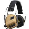 OPSMEN Electronic Shooting Earmuffs Ear Muffs Safety Tactical Sound Amplification Noise Canceling Hearing Protection 22 NRR M31 plus Brown view 1