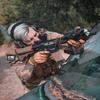 OPSMEN Electronic Shooting Earmuffs Ear Muffs Safety Tactical Sound Amplification Noise Canceling Hearing Protection 22 NRR M31 plus Brown view 4