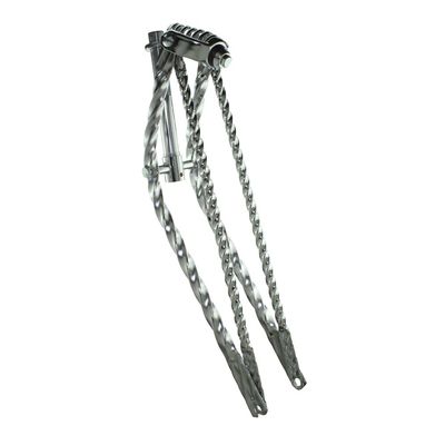 Fenix Cycles 26" Square Twisted Cruiser Spring Fork, Various Styles (Classic Straight)