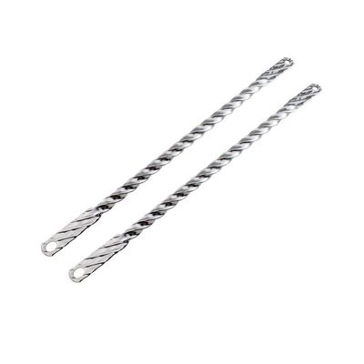 Fenix Cycles 20" Square Twisted Spring Fork Bars Chrome, Various Styles (Square)
