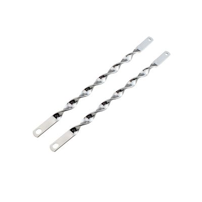 Fenix Cycles 16" Flat Twisted Spring Fork Bars Chrome