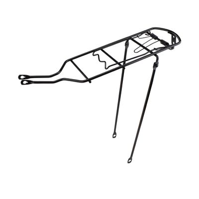 Fenix Cycles Steel 26" Bike Rear Rack Bicycle Carrier, 6 3/8in W x 19 1/2in L, (Black)