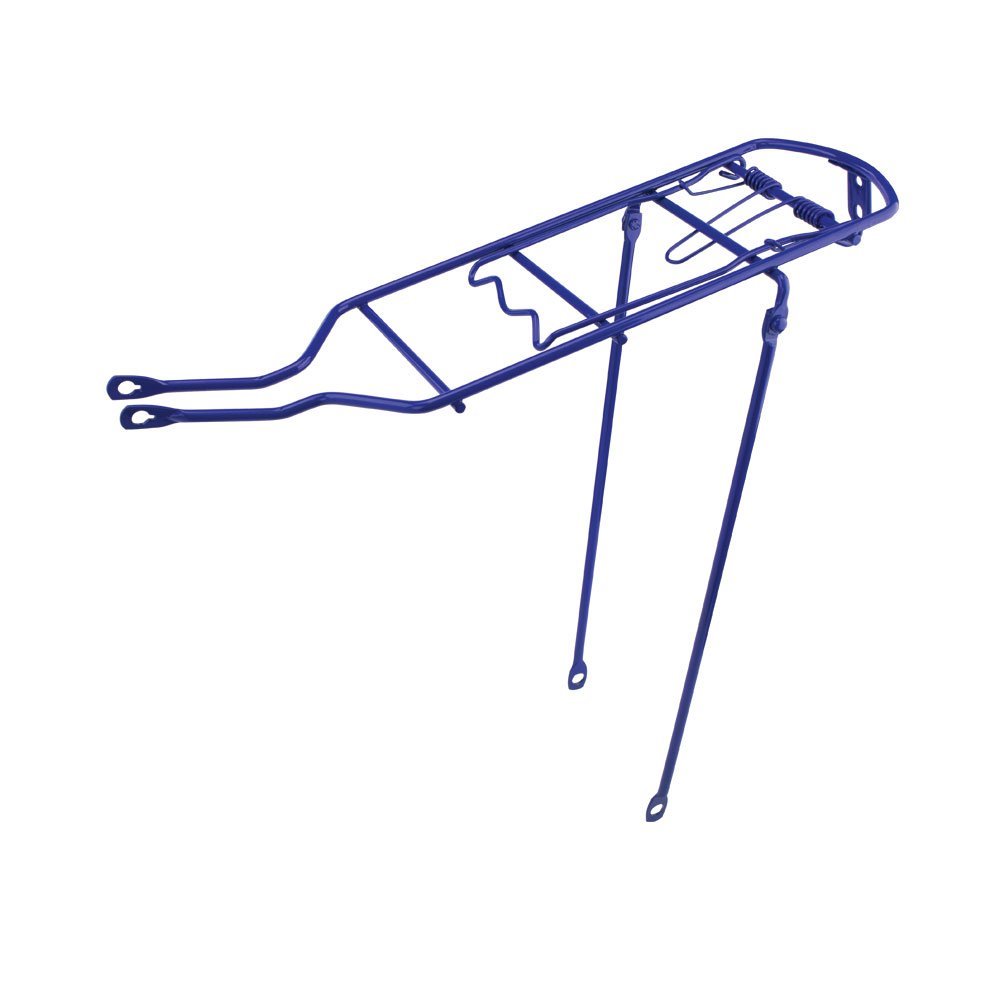 Fenix Cycles Steel 26" Bike Rear Rack Bicycle Carrier, 6 3/8in W x 19 1/2in L, (Blue)