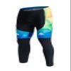 Uriah Men's Cycling Pants 3D Gel Padded Reflective Rainbow Cubes Size XXXL(CN) view 1