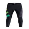 Uriah Men's Cycling Pants 3D Gel Padded Reflective Stripes Green Size L(CN) view 3