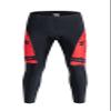 Uriah Men's Cycling Pants 3D Gel Padded Reflective Pixel Red Size L(CN) view 3