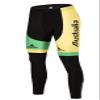 Uriah Men's Cycling Pants 3D Gel Padded Reflective Australia Flag Size S(CN) view 1