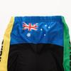 Uriah Men's Cycling Pants 3D Gel Padded Reflective Australia Flag Size S(CN) view 3