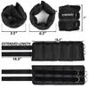 Synergee Comfort Fit 2-20lb Adjustable Ankle/Wrist Weights (Set of 2). One Size Fits All. view 3