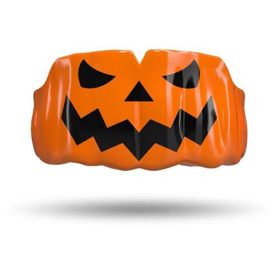 Impact All Sports Mouthguard Lacrosse, Football, Hockey, Basketball, Jiu-Jitsu, and More, Breathable Mouthguard for Youth Adults, Professional Custom-Fit, Jack-O-Lantern