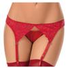 Womens Lace Adjustable Garter Belt Lingerie Intimates Black OS view 2