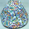 Fun Well Sun Hat Adjustable Baby Infant Toddler Child New Patterns Premium Quality Gift (Small, Fish Art) view 1