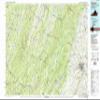 YellowMaps Staunton VA topo map, 1:100000 Scale, 30 X 60 Minute, Historical, 1986, Updated 1989, 24.1 x 42 in - Tyvek view 1