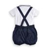 2pcs baby clothes set Toddler Baby Infant Boys Outfits Bow Tie+T-shirt+Pants Kids Clothes Set view 2