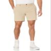 Amazon Essentials Men's Slim-Fit 7" Lightweight Comfort Stretch Oxford Shorts, Khaki Brown, 32 view 1