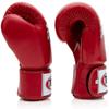 Fairtex BGV1 Muay Thai Boxing Training Sparring Gloves for Men, Women, Kids| Premium Quality, Light Weight & Shock Absorbent 14 oz Boxing Gloves -Red view 4