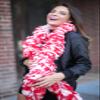 Featherless XL Super-Sized Faux Feather Boa (Made of Yarn) - U.S. Patent # D814,740. Cut to Length. Made in America (XL, Red White) view 2
