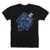 500 LEVEL Auston Matthews Shirt (Cotton, XXX-Large, Black) - Auston Matthews Stripes B WHT view 1