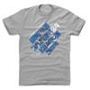500 LEVEL Auston Matthews Shirt (Cotton, XXX-Large, Heather Gray) - Auston Matthews Stripes B WHT view 1