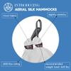 Aerial Silk Yoga Hammock & Swing for Home, Inversion Exercises, Starter Kit for All Levels - Durable with Extension Straps, Carabiners, and Pose Guide view 2