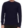 JMR Mens Thermal Shirt Long Sleeve - Heavyweight 100% Cotton Waffle Weave Top, Warm Breathable Base Layer or Standalone Cold Weather Essential (Navy) view 1