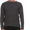 JMR Mens Thermal Shirt Long Sleeve - Heavyweight 100% Cotton Waffle Weave Top, Warm Breathable Base Layer or Standalone Cold Weather Essential (Charcoal) view 1
