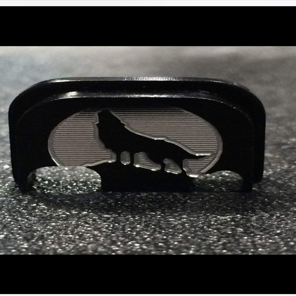 TripleHHH Fit Glock Gen 17 19 20 21 22 23 24 26 27 29 30 31 32. - 3D Slide Cover Plate - Spider