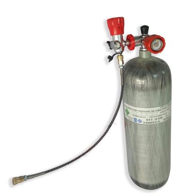 Acecare DOT Certified 6.8L OR 9L 30MPA Paintball PCP Tanks Scuba Diving Carbon Fiber air Cylinder with guaged Valve (6.8L)