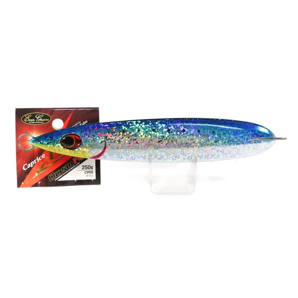 Evergreen CP05 Metal Jig, Capris Edge, 6.7 inches (17.1 cm), 8.8 oz (250 g), Sardine