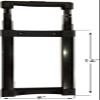 Ohio Travel Bag 4 Stage Pull Handle, 14 Inch, Steel Finish, Heavy Duty Steel, L-3828 view 2