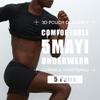 5Mayi Mens Underwear Boxer Briefs for Men Cotton Men's Boxer Briefs Black Pack of 5 S view 2