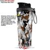 Skin Wrap Decal compatible with IceShaker 2nd Gen 26oz Sexy Girl Silhouette Camo Brown (SHAKER NOT INCLUDED) view 2