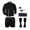 2018 Pro Soccer Referee Package Full Sleeve (7 Piece) (Black, AM (Chest 40-42")) view 1