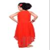 ADIVA Girls High Low Dress for Kids Red view 2