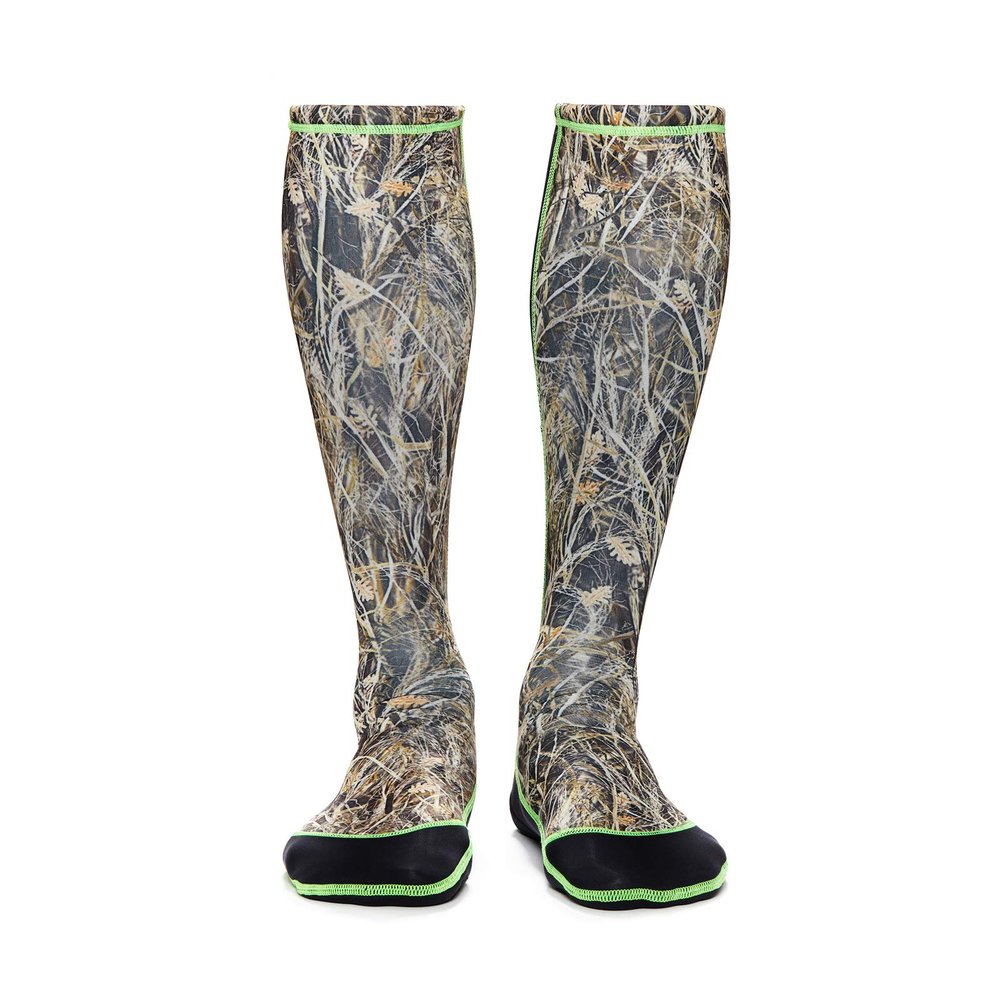 Wetsox Frictionless Wader Socks - Slip Easily In & Out of Any Boots or Waders | Waterproof, Breathable, Lightweight Fishing & Hunting Socks, Non-Slip, Quick-Dry Outdoor Gear | Camo, X-Large