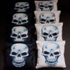 BackYardGamesUSA Man of Steel Skull Harley Bikers 8 Regulation Custom Cornhole Bags B275 view 1