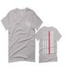 0058. American Flag Thin Red Line Firefighter Support Seal for Men T Shirt (Light Gray 2X-Large) view 1