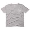 0058. American Flag Thin Red Line Firefighter Support Seal for Men T Shirt (Light Gray 2X-Large) view 2