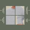 JMR Mens Thermal Shirt Long Sleeve - Heavyweight 100% Cotton Waffle Weave Top, Warm Breathable Base Layer or Standalone Cold Weather Essential (Heather Grey) view 4