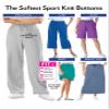 Woman Within Plus Size Petite Sport Knit Side-Slit Skirt - 38/40, Heather Grey view 4