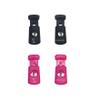 Synergy Running/Triathlon Race Day Number Belt 2-Pack (Black/Pink 2-Pack) view 4