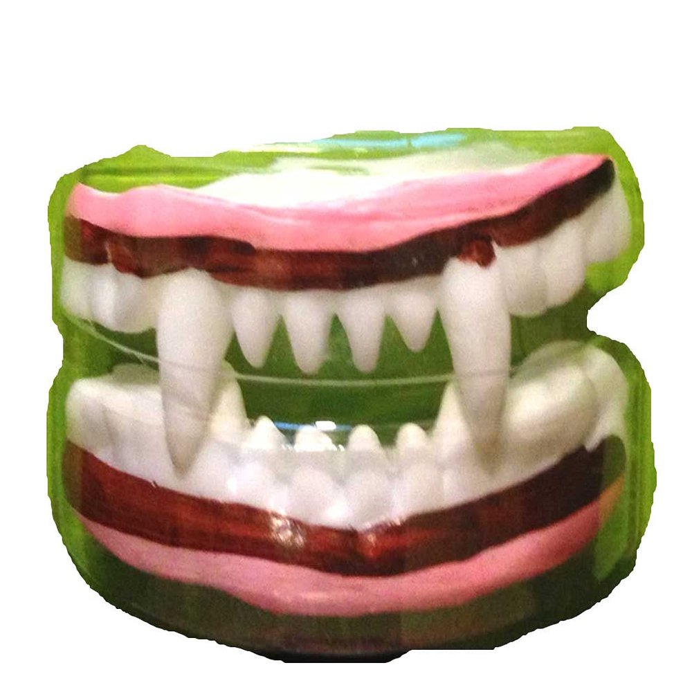Creepy HORROR TEETH FANGS DENTURES Zombie Monster Pirate Costume Accessory-LARP(PK-WT)
