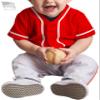 Hat and Beyond Kids Baseball Button Down Jersey (6T, 05up01_red/White) view 2