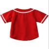 Hat and Beyond Kids Baseball Button Down Jersey (6T, 05up01_red/White) view 3